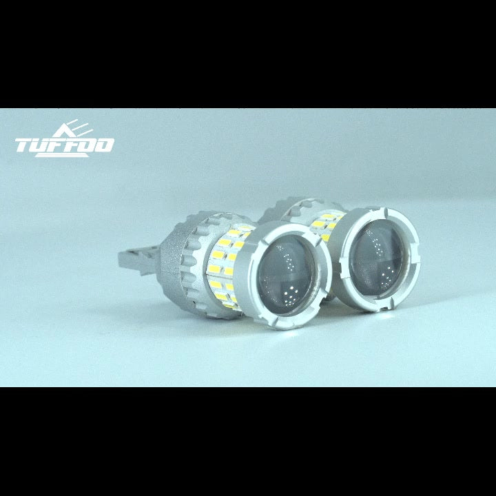 TUFFOO 2PCS 7443 7440 T20 W21W LED Bulb For Car Reverse Light Backup Signal Light - 6000K White DC12V