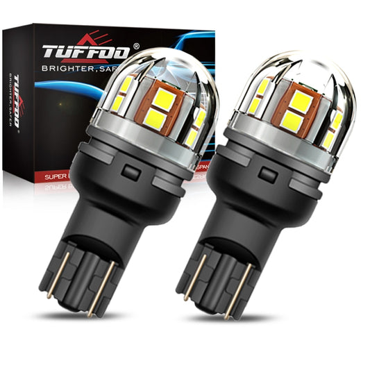 TUFFOO T15 W16W T16 LED Bulb For Car Reverse Light / Backup Light 6000K - White (2 Pcs)