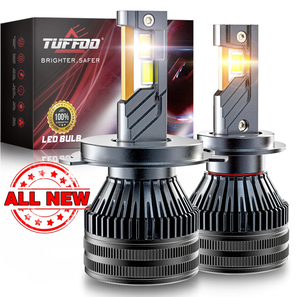 T75-Pro Car LED Headlight Bulb 150W 30000LM H4 H7 H11 HB3 9005 H1 9006 9012 High Low Beam Canbus