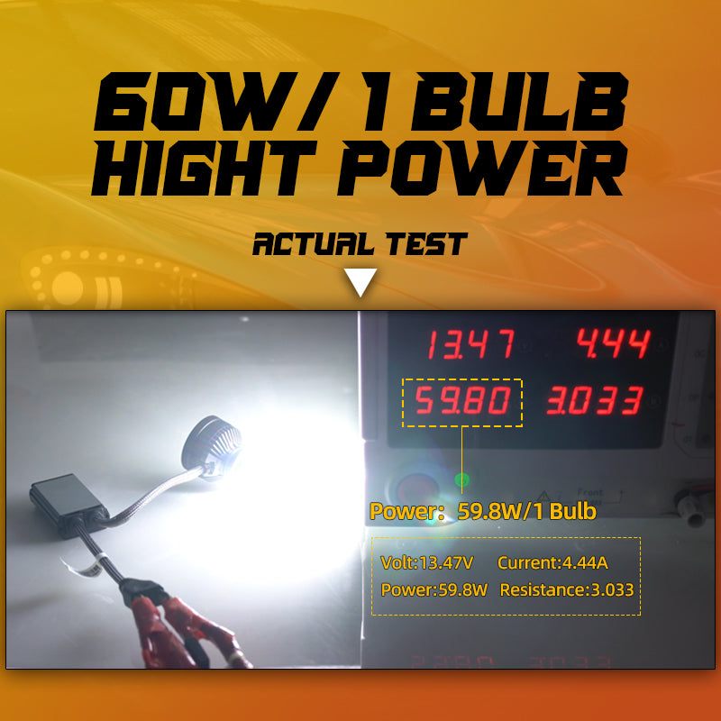 T6C Car LED Headlight Bulb 25000LM H4 H7 H11 9005 9006 H1 9012 HB3 HB4 H9 881 H27 D2H HIR2 High/Low Beam Canbus