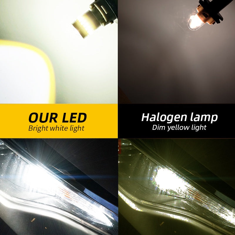 TUFFOO LED Car Bulbs W5W T10 12V Lemon Yellow Light