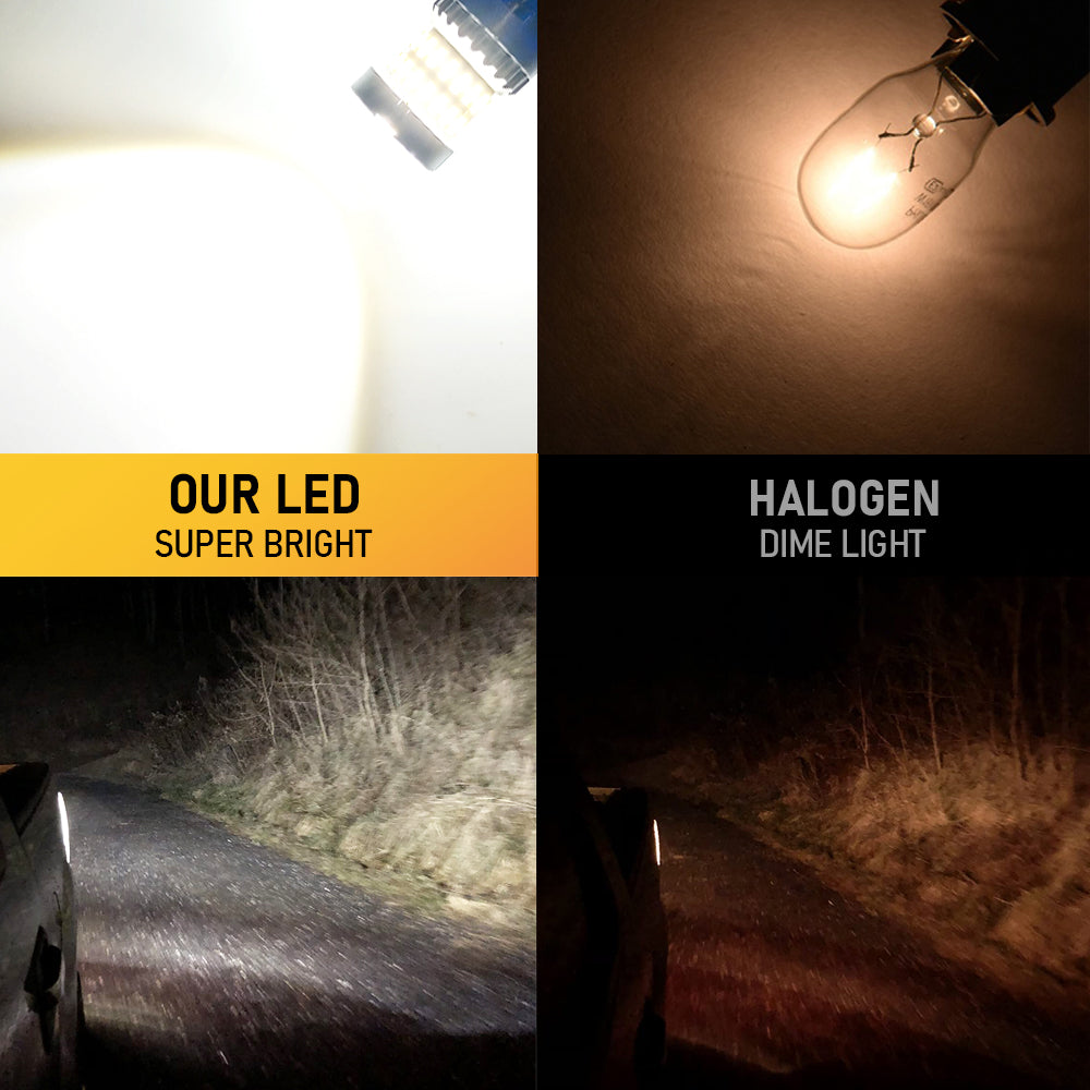 TUFFOO 2PCS T15 W16W T16 LED Bulb For Car Reverse Light/Backup Light 6000K White