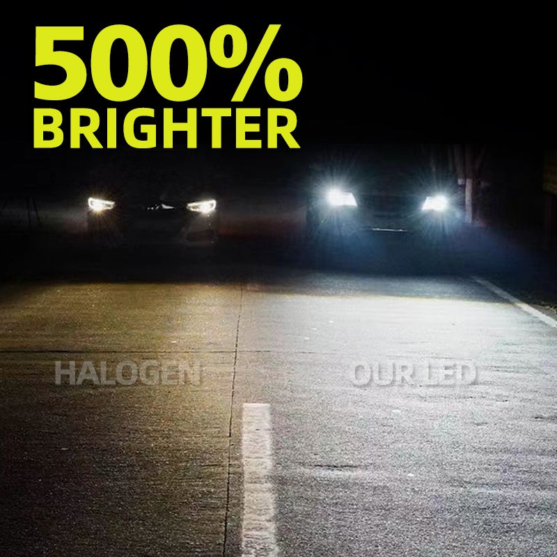 T6C Car LED Headlight Bulb 25000LM H4 H7 H11 9005 9006 H1 9012 HB3 HB4 H9 881 H27 D2H HIR2 High/Low Beam Canbus