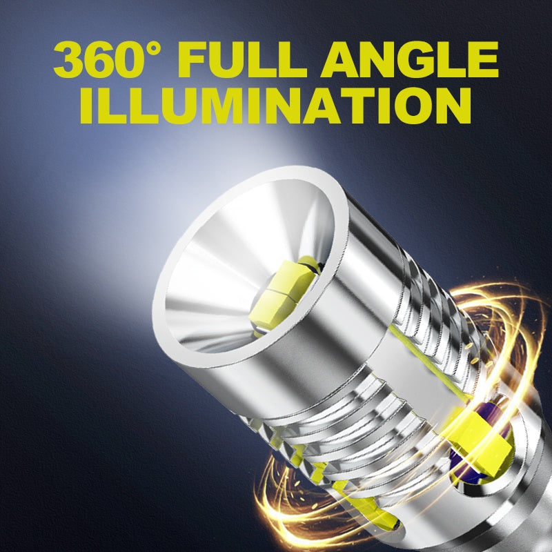 TUFFOO Super Bright T15 T16 W16W LED Bulb For Car Backup Light/Reverse Light Canbus Error Free 6000K - White (12V/2 Pcs)