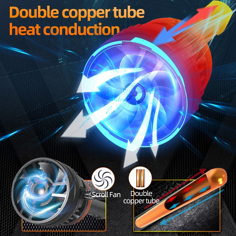 T6C Car LED Headlight Bulb 25000LM H4 H7 H11 9005 9006 H1 9012 HB3 HB4 H9 881 H27 D2H HIR2 High/Low Beam Canbus